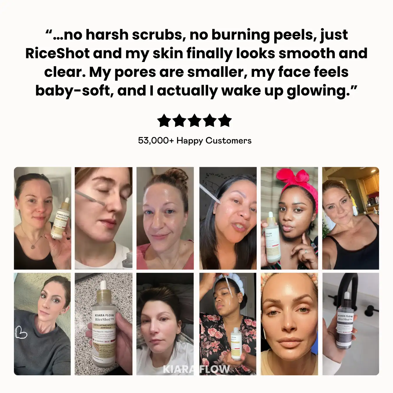 KIARA FLOW RiceShot™ Duo Exfoliator